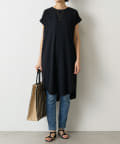 BEARDSLEY(ビアズリー) ストレッチジョーゼットフレンチワンピース