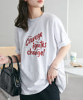 DISCOAT(ディスコート) 【WEB限定】COURAGEビッグ半袖Tシャツ
