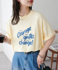 DISCOAT(ディスコート) 【WEB限定】COURAGEビッグ半袖Tシャツ