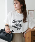DISCOAT(ディスコート) 【WEB限定】COURAGEビッグ半袖Tシャツ