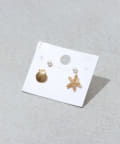 3COINS(スリーコインズ) シェルピアス4個セット