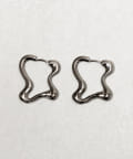 3COINS(スリーコインズ) ナミデザインメタルワンタッチピアス