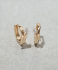 3COINS(スリーコインズ) キュービックメタルワンタッチピアス