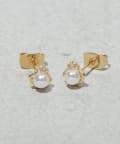 3COINS(スリーコインズ) ミニシェルピアス