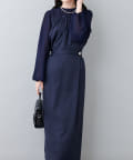 NICE CLAUP / OLIVE des OLIVE OUTLET(ナイスクラップ  / オリーブ デ オリーブ アウトレット) 【natural couture】【春の綺麗めコーデ】ブラウス+スカートセット