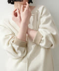 NICE CLAUP / OLIVE des OLIVE OUTLET(ナイスクラップ  / オリーブ デ オリーブ アウトレット) 【LARUTA】袖裏配色前後２WAYポリ畦ニット