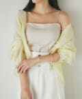 La boutique BonBon(ラブティックボンボン) 【人気スタッフmiki監修】2WAYペチカップキャミ/ミドル丈