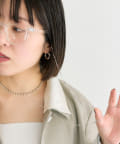 ear PAPILLONNER(イア パピヨネ) 《グラスコード付き》連ビーズDチェーンネックレス