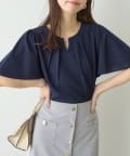 natural couture(ナチュラルクチュール) 取りはずしチャーム2種類付きブラウス