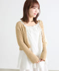 w closet(ダブルクローゼット) 【4色展開】スラブホックカーディガン