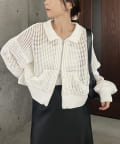 CAPRICIEUX LE'MAGE(カプリシュレマージュ) Wジップメッシュブルゾン