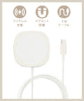 3COINS(スリーコインズ) マグネットワイヤレスチャージャー