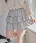 NICE CLAUP / OLIVE des OLIVE OUTLET(ナイスクラップ  / オリーブ デ オリーブ アウトレット) 【RMAF】【MARCHES】【トレンドアイテム!!】ミニティアードスカート
