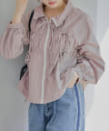 NICE CLAUP / OLIVE des OLIVE OUTLET(ナイスクラップ  / オリーブ デ オリーブ アウトレット) 【RMAF】【MARCHES】【トレンド感満載】リボンブルゾン