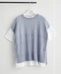 NICE CLAUP / OLIVE des OLIVE OUTLET(ナイスクラップ  / オリーブ デ オリーブ アウトレット) 新色登場【お得なセットitem】透かしベスト+TシャツSET