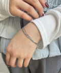 Lattice(ラティス) <ステンレス>3連チェーンブレスレット
