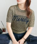 DISCOAT(ディスコート) 【WEB限定】コード刺繍ロゴプルオーバー