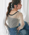 La boutique BonBon(ラブティックボンボン) 【待望の復刻！全骨格オススメ！】シアードット前後2WAYトップス