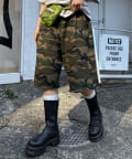 CIAOPANIC TYPY(チャオパニックティピー) 【UNISEX】アソート柄スウェットハーフパンツ