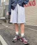 CIAOPANIC TYPY(チャオパニックティピー) 【UNISEX】アソート柄スウェットハーフパンツ