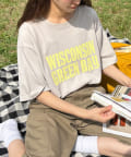 CIAOPANIC TYPY(チャオパニックティピー) 【UNISEX】アシッドウォッシュ加工ロゴTEE