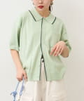 CIAOPANIC TYPY(チャオパニックティピー) 【UNISEX】ストライプサマーニットカーディガン