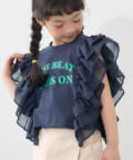 CIAOPANIC TYPY(チャオパニックティピー) 【KIDS】ドッキングフリルチュールロゴTEE