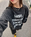CIAOPANIC(チャオパニック) ヴィンテージライクメッセージロンTEE