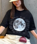 CIAOPANIC TYPY(チャオパニックティピー) 【WEB限定】【新色追加】ムーンクレーター＆アースロゴプリントTee