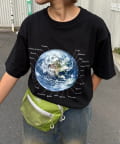 CIAOPANIC TYPY(チャオパニックティピー) 【WEB限定】【新色追加】ムーンクレーター＆アースロゴプリントTee