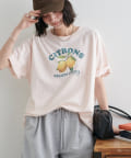 DISCOAT(ディスコート) 【ユニセックス】レモングラフィックTシャツ《WEB限定カラーあり》