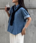 FREDY & GLOSTER(フレディ アンド グロスター) FR刺繍半袖シャツ
