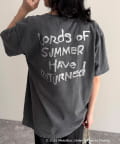 FREDY & GLOSTER(フレディ アンド グロスター) 【GOOD ROCK SPEED】BANDグリッタープリント半袖Tシャツ