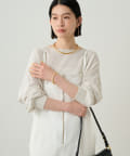 LOUNGEDRESS(ラウンジドレス) 【全骨格華奢見えニット】和紙クルーニット