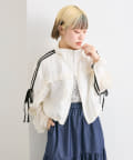 w closet(ダブルクローゼット) 【パルクロ限定カラーあり/２サイズ展開】シアーフリルラインジャケット