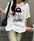 NICE CLAUP / OLIVE des OLIVE OUTLET(ナイスクラップ  / オリーブ デ オリーブ アウトレット) 【RMAF】【キュートな存在感◎】ニット帽かぶったクマBigT