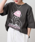 NICE CLAUP / OLIVE des OLIVE OUTLET(ナイスクラップ  / オリーブ デ オリーブ アウトレット) 【RMAF】【キュートな存在感◎】ニット帽かぶったクマBigT
