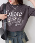NICE CLAUP / OLIVE des OLIVE OUTLET(ナイスクラップ  / オリーブ デ オリーブ アウトレット) 【RMAF】【人気デザイン】お花シリーズBIGTシャツ