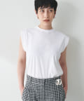 Whim Gazette(ウィム ガゼット) ショルダータックノースリーブプルオーバー