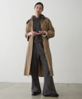 OUTLET(アウトレット) 【earthy_】キーピングステンカラーコート