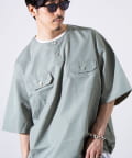 FREDY & GLOSTER(フレディ アンド グロスター) 【TAION】ミリタリー Ripstop ヘンリーネック 半袖Tシャツ