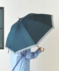 salut!(サリュ) 雨晴兼用雨傘長チェックライン