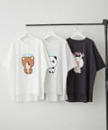 NICE CLAUP / OLIVE des OLIVE OUTLET(ナイスクラップ  / オリーブ デ オリーブ アウトレット) 【RMAF】【人気のアニマルプリント】ゆるキャラアイスT