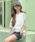 RAY CASSIN(レイカズン) レースナンバリングルーズTシャツ
