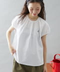 CIAOPANIC TYPY(チャオパニックティピー) 【GEVACO】リネンフレンチスリーブプルオーバー