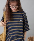 CIAOPANIC TYPY(チャオパニックティピー) 【GEVACO】ボートネック半袖ボーダーTEE