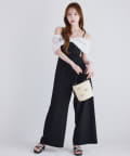 one after another NICE CLAUP(ワンアフターアナザー ナイスクラップ) 【Black collection】リボンロンパース