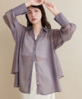 【新品未使用】完売 ナチュラルクチュール バックフレアシャツ 白 大人ナチュ】バックフレアシャツ | natural couture(ナチュラル