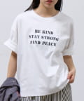 COLONY 2139(コロニー トゥーワンスリーナイン) スマートラウンド半袖ロゴTシャツBEKIND
