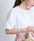 La boutique BonBon(ラブティックボンボン) タックスリーブカットソー